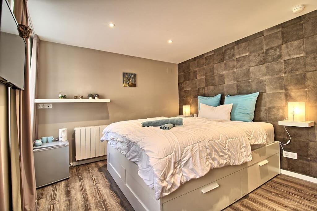 La Taniere De L'Ours - L'Alcove De L'Ours - Chambre Cosy 2 Pers Dambach la Ville Bagian luar foto